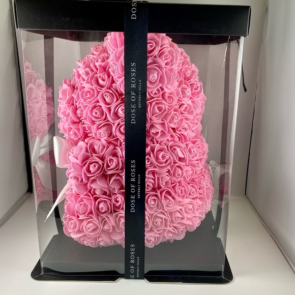 Dose of Roses Pink Handmade Teddy Bear - Picture 4 of 4